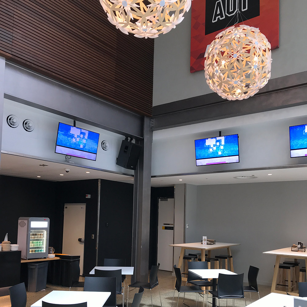 Commercial painting project at AUT University, Auckland